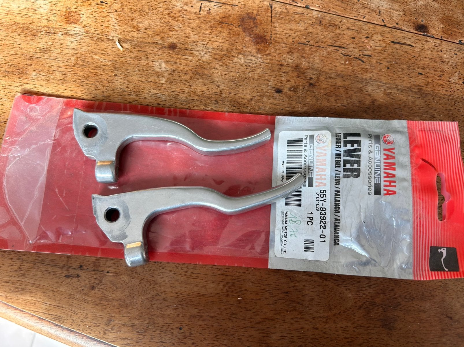 Leviers frein TTR 250, Enlèvement ou Envoi, Utilisé