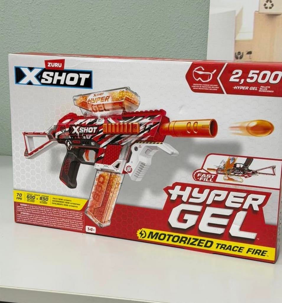 ZURU X-Shot Hyper Gel Trace Fire - Blaster à gel motorisé, Enlèvement ou Envoi, Neuf