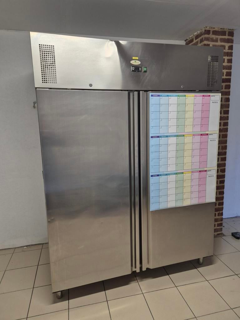 2 deurs frigo voor horeca, Ophalen, Gebruikt, Koelen en Vriezen