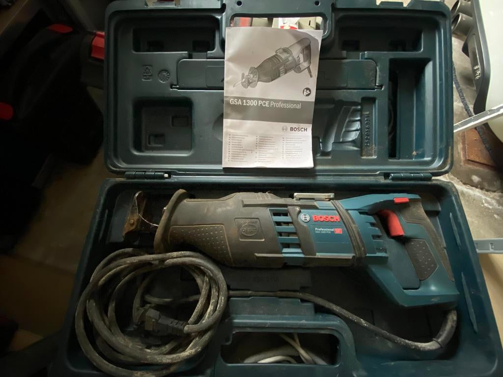 Scie sabre bosh gsa1300pce, Ophalen of Verzenden, Zo goed als nieuw