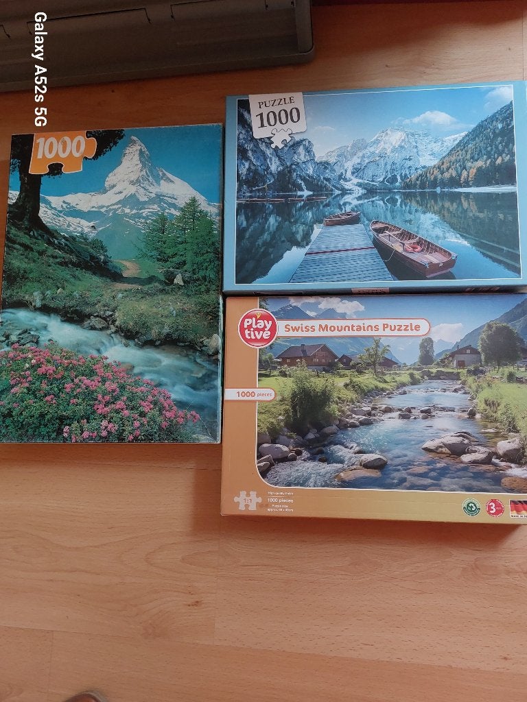 Puzzellot, Ophalen, 500 t/m 1500 stukjes, Zo goed als nieuw, Legpuzzel