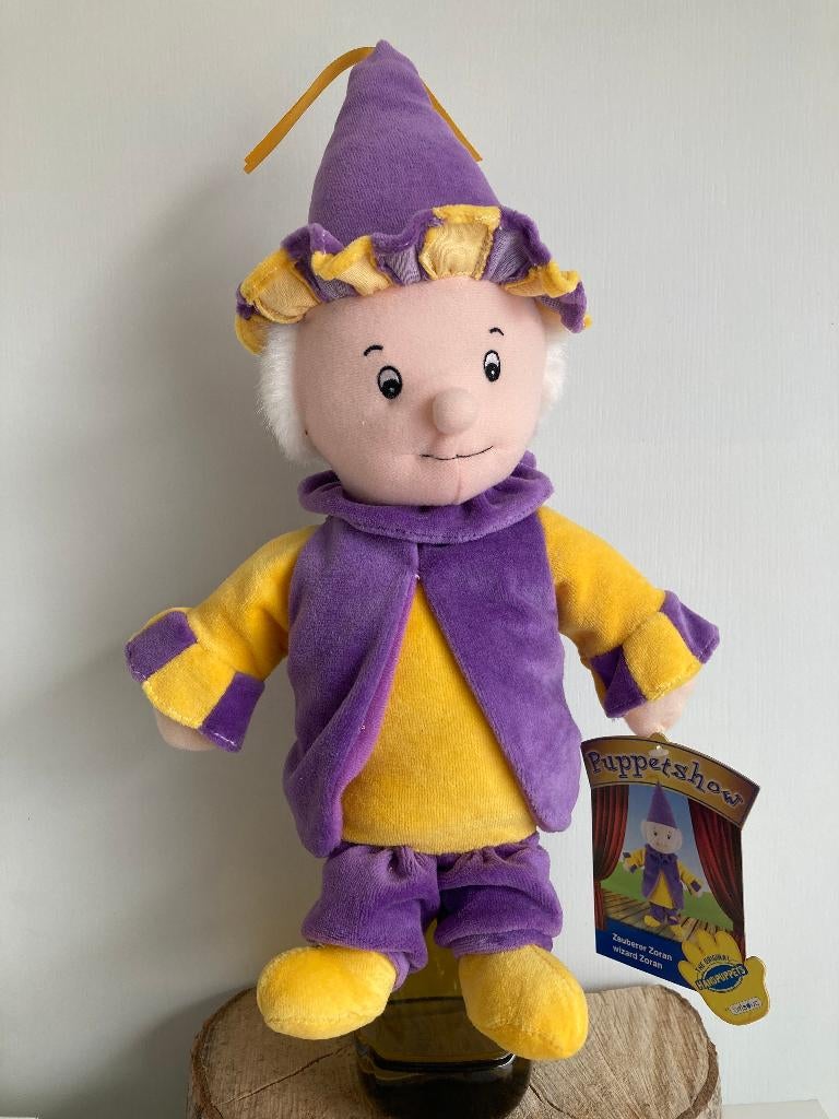 Handpop tovenaar 'Wizard Zoran' - Beleduc, Ophalen of Verzenden, Nieuw, Geel, Overige typen