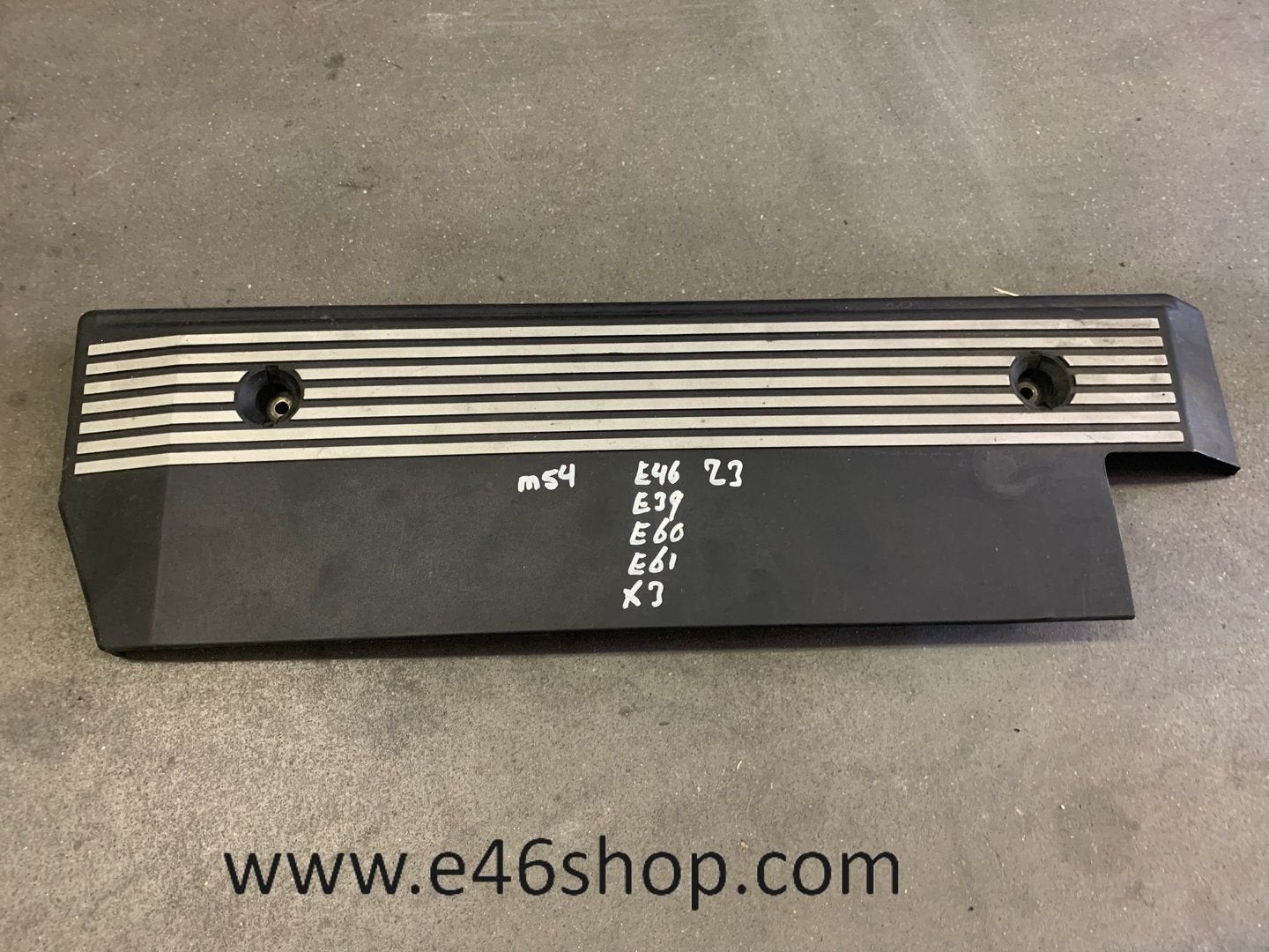 AFDEKPLAAT BMW M54 MOTOR OE 1707404, -, Utilisé, -, Enlèvement ou Envoi