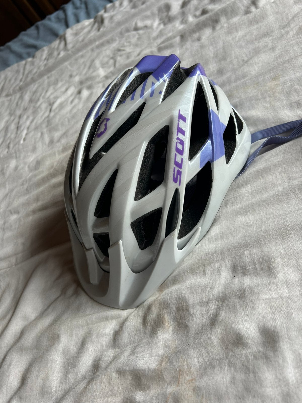 Paarse Fietshelm, Ophalen of Verzenden, Zo goed als nieuw, XS, Dame