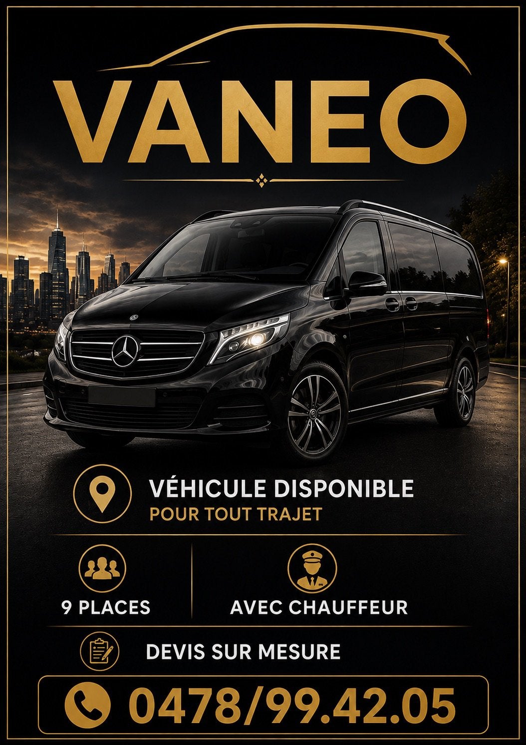 Van avec chauffeur, Offres d'emploi, Emplois | Chauffeurs