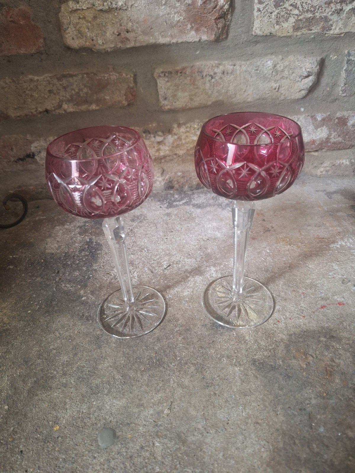 Verre val Saint Lambert, Ophalen, Glas