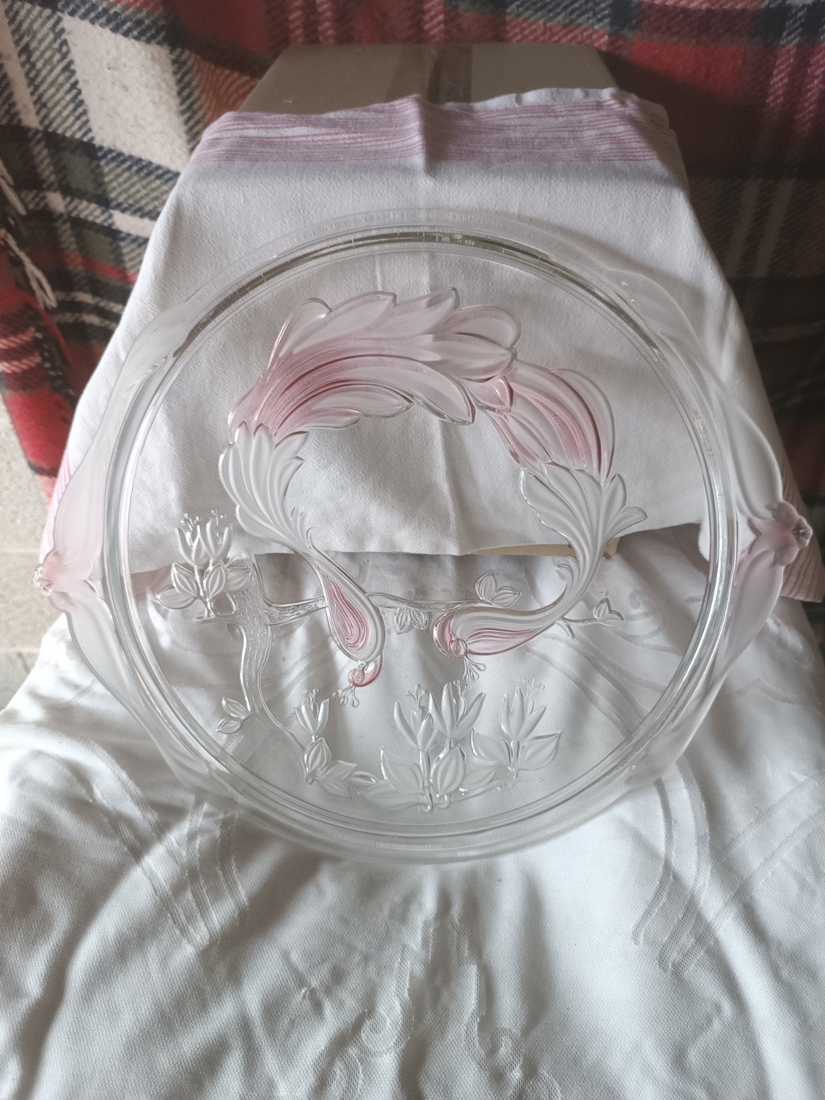 A vendre un plateau, Ophalen, Gebruikt, Rond, Glas