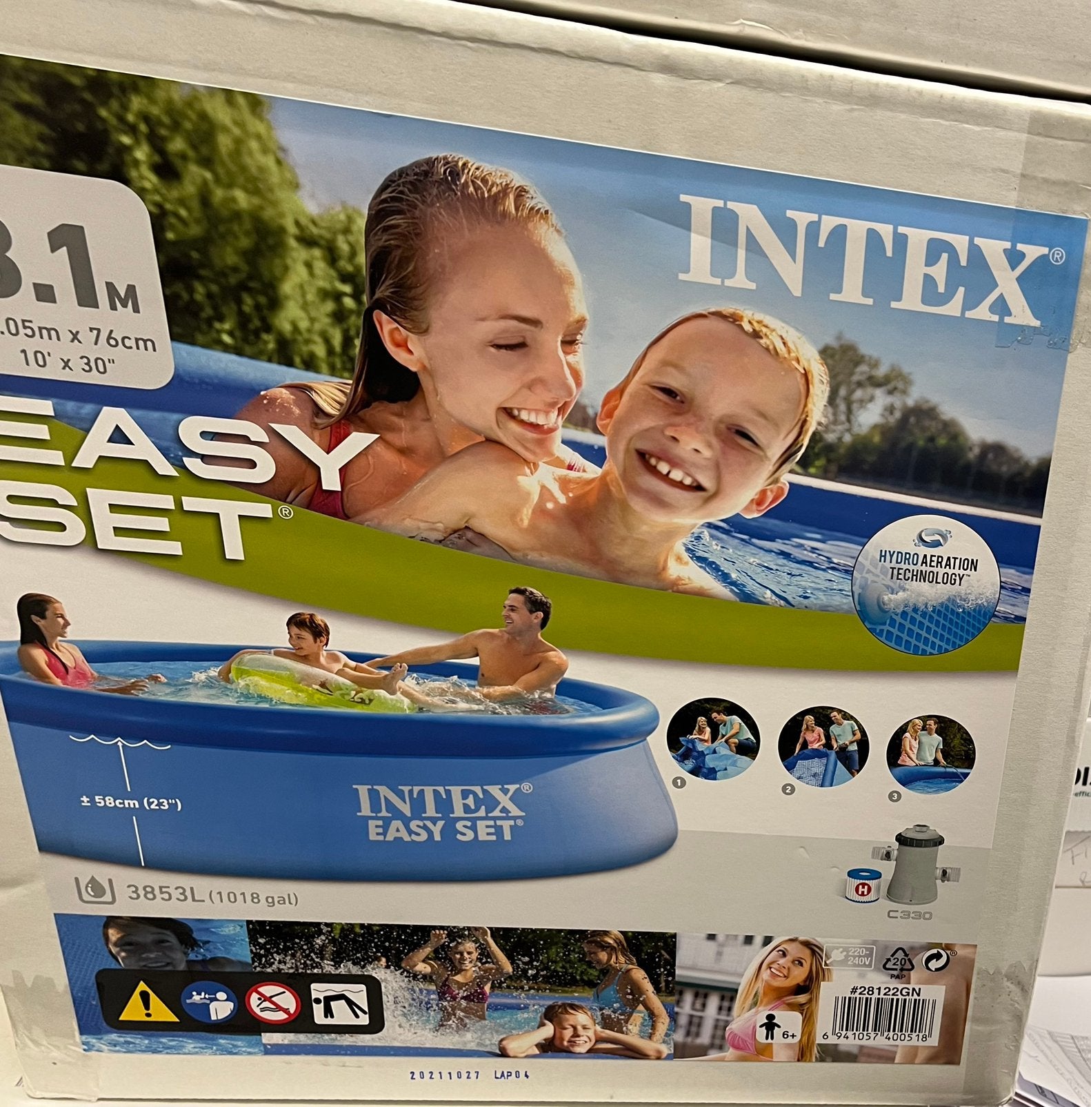 Intex Easy Set Nieuw en ongebruikt, Ophalen, Opblaaszwembad, Rond, Nieuw