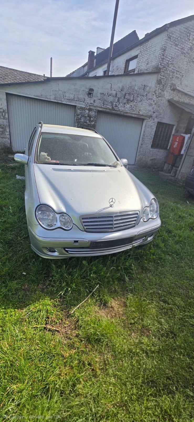 Mercedes S203 pour pièces ou à réparer., Autos, Cuir, Argent ou Gris, Achat, 110 kW