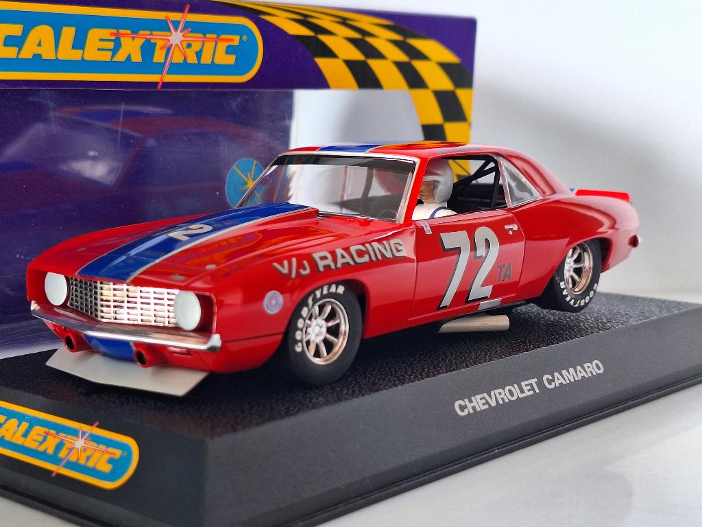 Chevrolet Camaro 69 V/J Racing #72 C257 de Scalextric, Neuf, Autres marques, Électrique, Enlèvement ou Envoi
