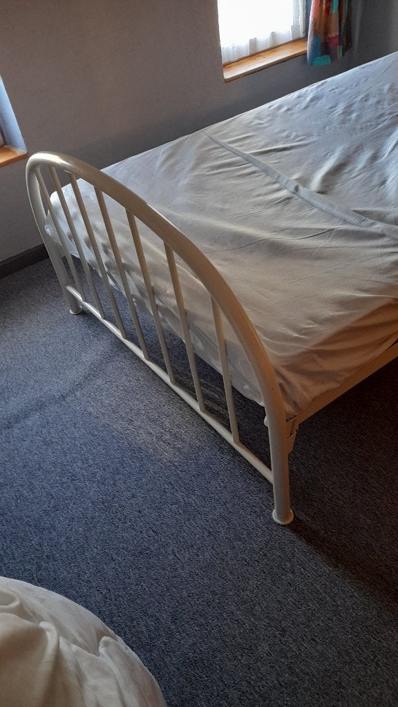 Lit, Enlèvement, Utilisé, 120 cm, Blanc