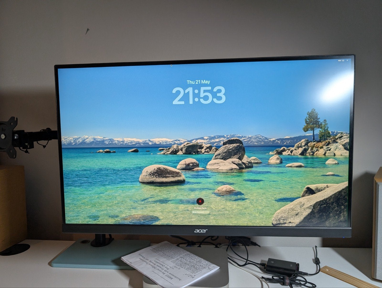 Acer gaming monitor 27" 2K QHD, Gaming, Gebruikt, IPS, 61 t/m 100 Hz