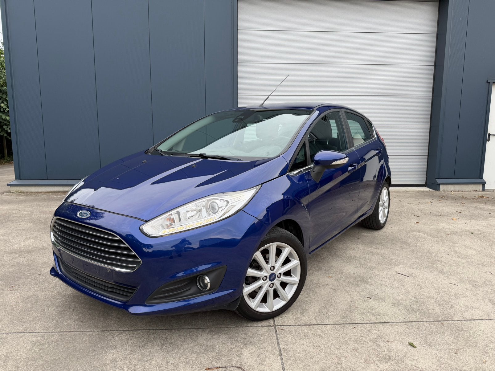 Ford Fiesta, Auto's, Voorwielaandrijving, Stof, Blauw, 5 deurs