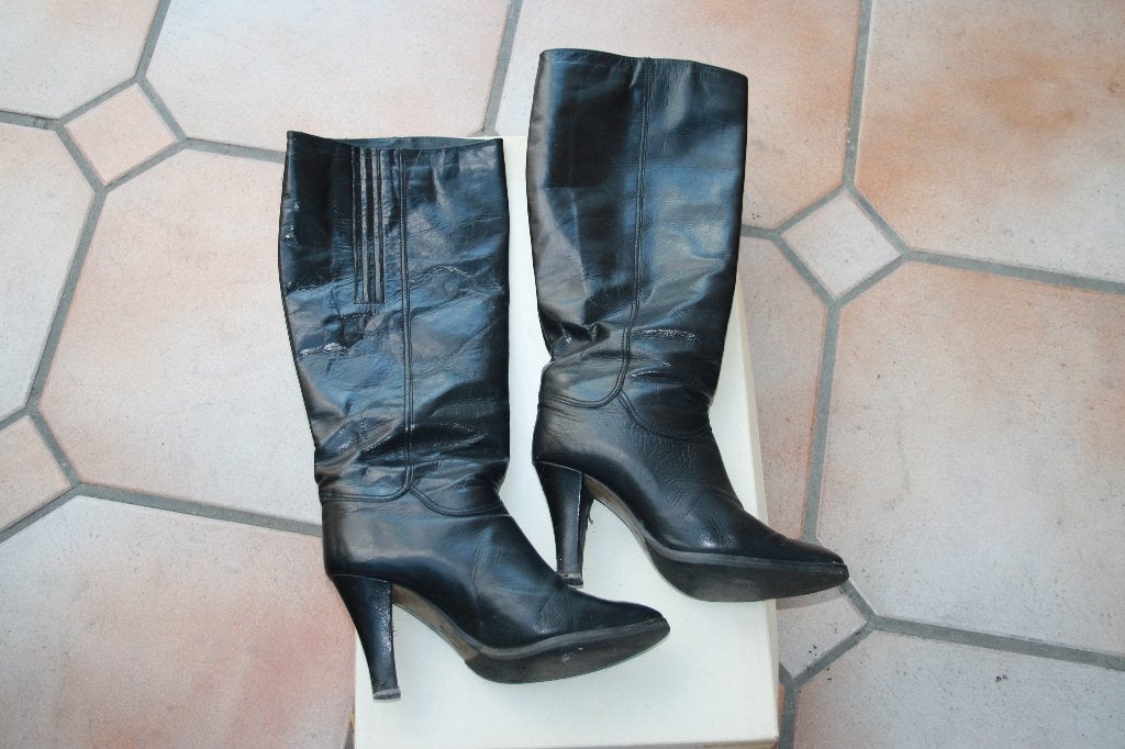 Laarzen, Kleding | Dames, Schoenen, Ophalen, Hoge laarzen, Zwart, Zo goed als nieuw