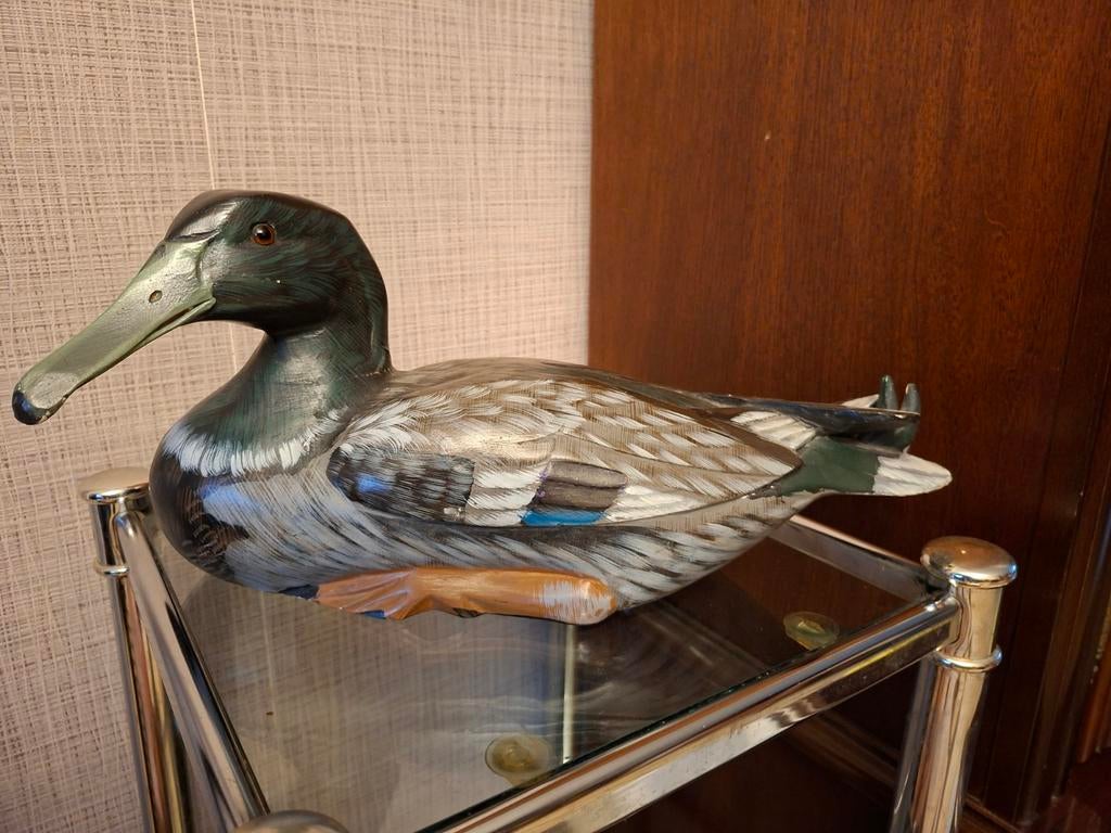 Canard en bois, années 70, Enlèvement