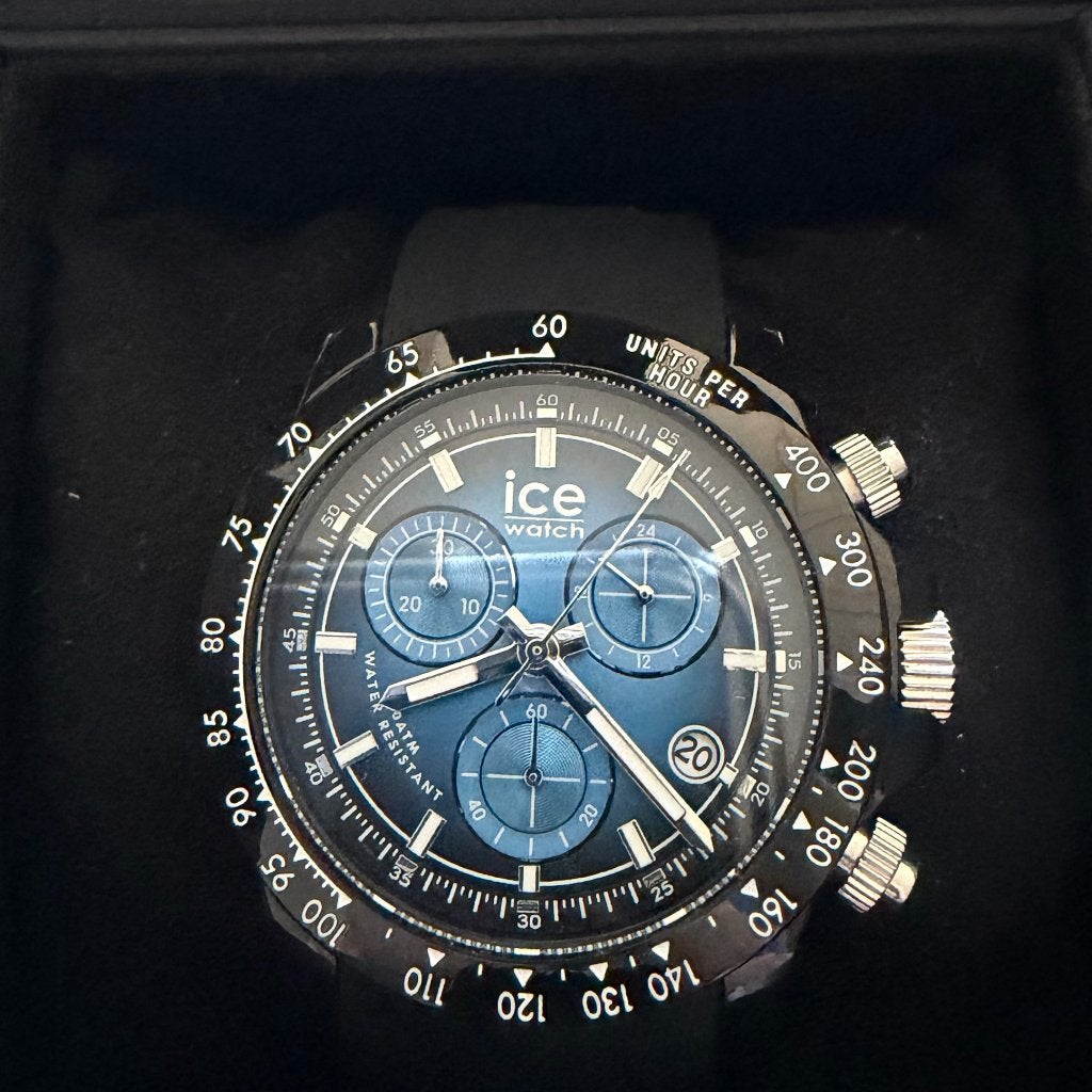 Ice-Watch BEWATCH Chrono Black ocean blue, Bijoux, Sacs & Beauté, Montres | Hommes, Autres marques, Enlèvement, Autres matériaux