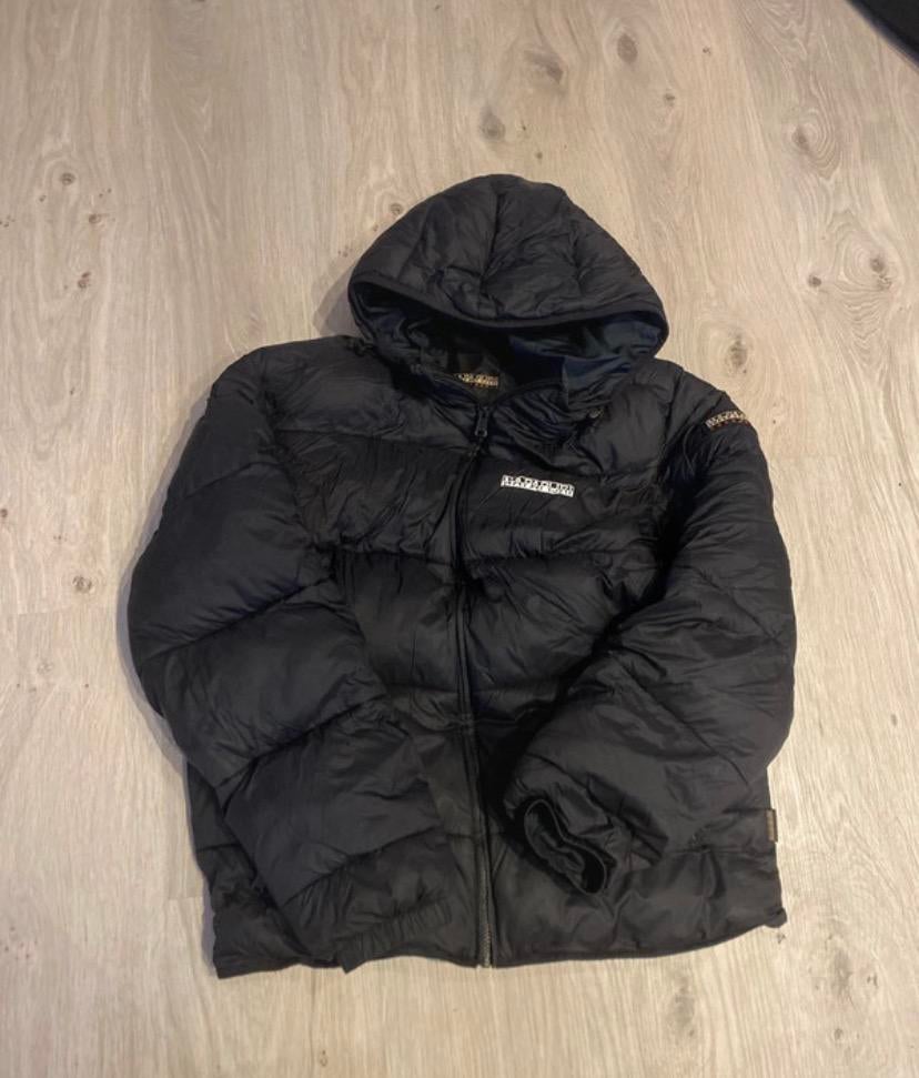 Napapijri pufferjas, Kleding | Heren, Jassen | Winter, Ophalen of Verzenden, Zo goed als nieuw, Maat 52/54 (L), Zwart