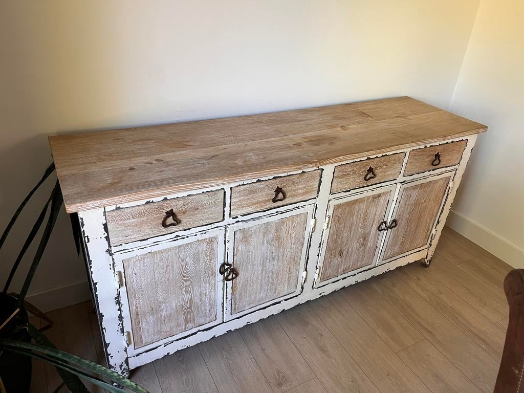 Buffet en bois dur fait main, Enlèvement, Comme neuf