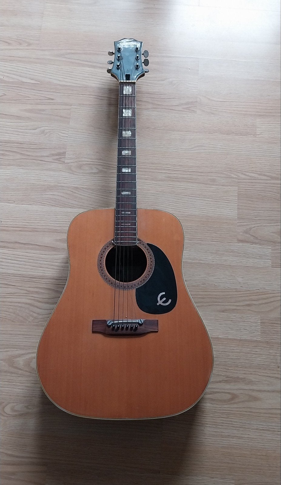 guitare acoustique vintage Epiphone FT-150 "BARD " MIJ 1973, Musique & Instruments, Enlèvement ou Envoi, Utilisé, Autres types