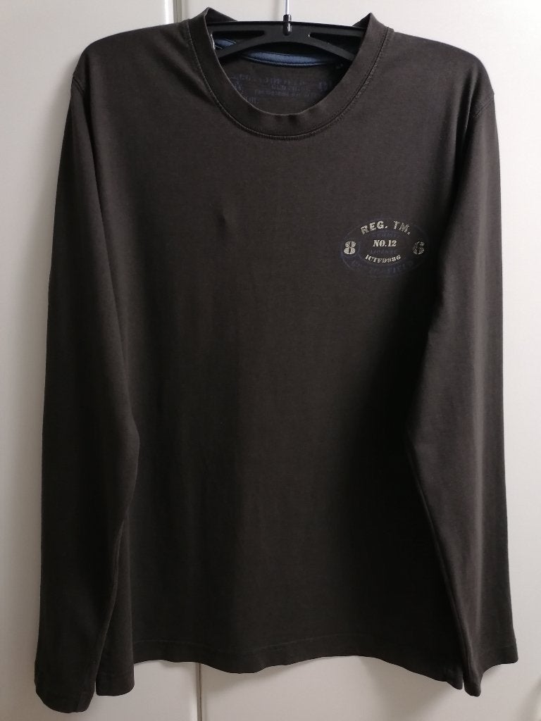 Donkergrijze T-shirt met lange mouwen van Cottonfield, S, Enlèvement ou Envoi, Comme neuf
