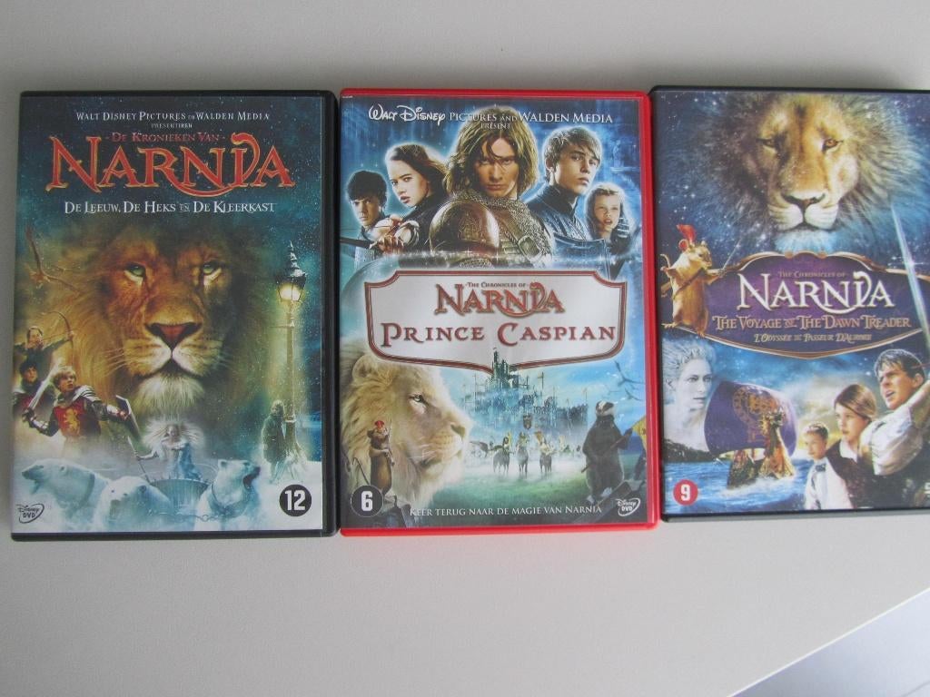 3 DVDS THE CHRONICLES OF NARNIA (de 3 films), Cd's en Dvd's, Vanaf 6 jaar, Ophalen of Verzenden, Gebruikt, Fantasy