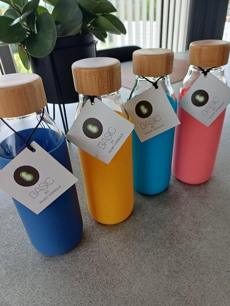 Set Glazen drinkflessen "Point Virgule" - Nieuw, Enlèvement ou Envoi, Neuf