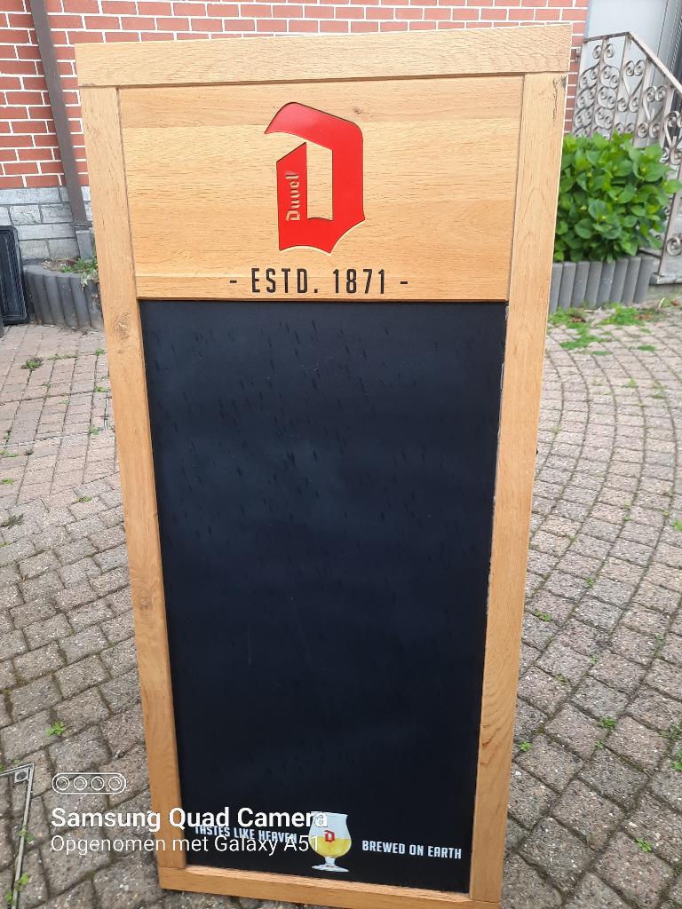 Panneau de signalisation Duvel, Enlèvement, Comme neuf, Panneau, Plaque ou Plaquette publicitaire, Duvel