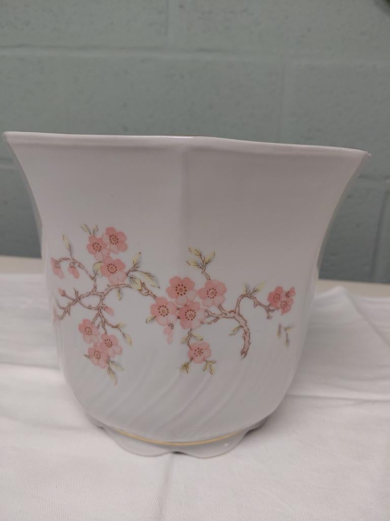 Cache pot vintage, Huis en Inrichting, Woonaccessoires | Overige, Geel, Vintage, Ophalen