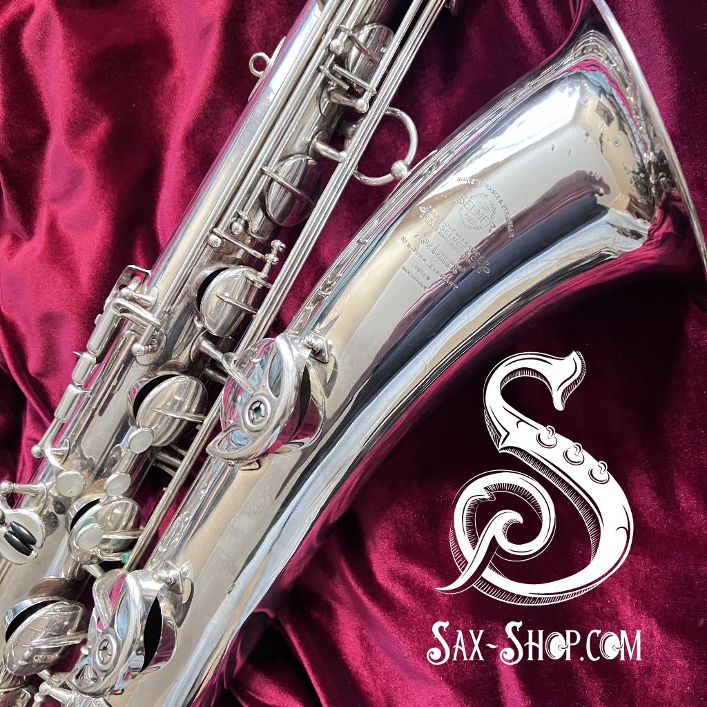 1954 Selmer SBA Super Balanced Action Baritone Saxophone, Verzenden, Zo goed als nieuw, Bariton, Met koffer