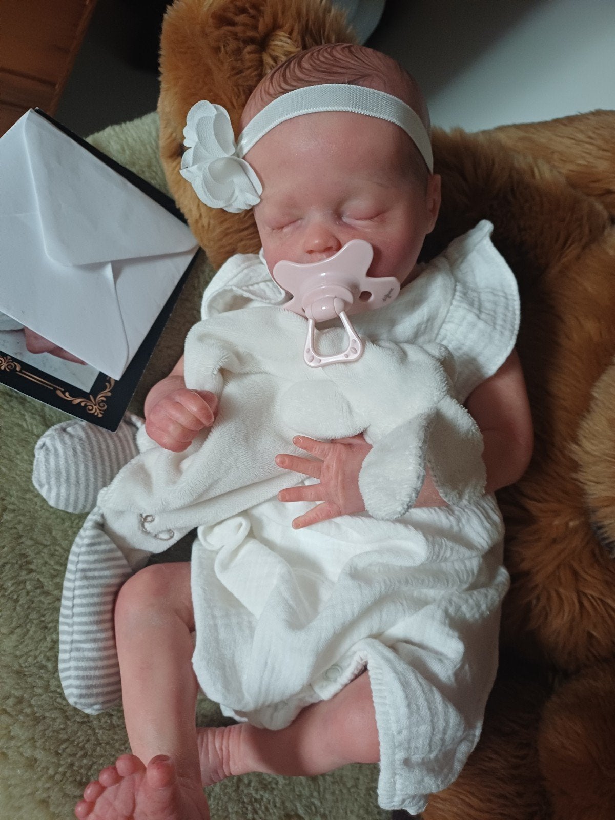 reborn baby, Ophalen of Verzenden, Zo goed als nieuw, Overige typen, Levensecht of Reborn