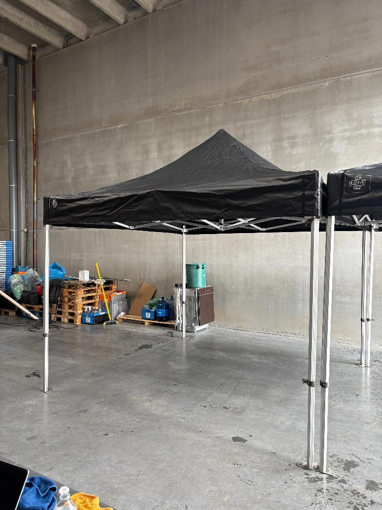 Partytent Grizzly outdoor 3x3 te koop, Tuin en Terras, Partytenten, Ophalen, Gebruikt, Opvouwbaar, Partytent