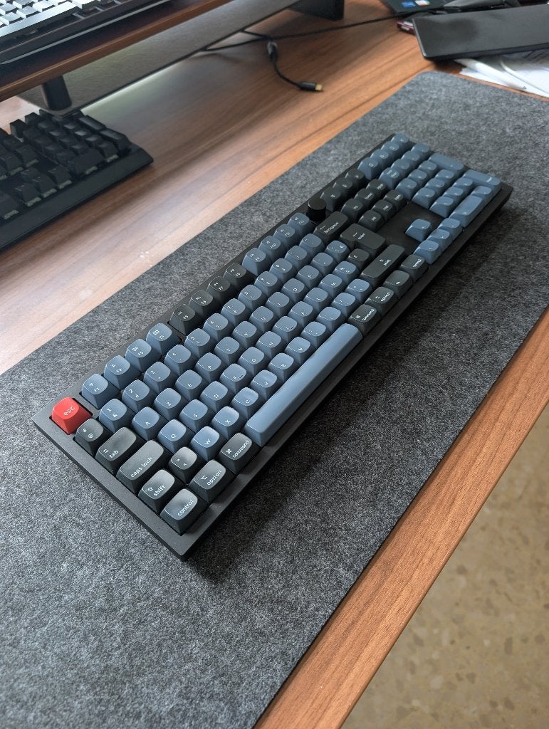 Keychron Q6 QMK op maat gemaakt mechanisch toetsenbord, Computers en Software, Ophalen, Keychron, Azerty, Zo goed als nieuw