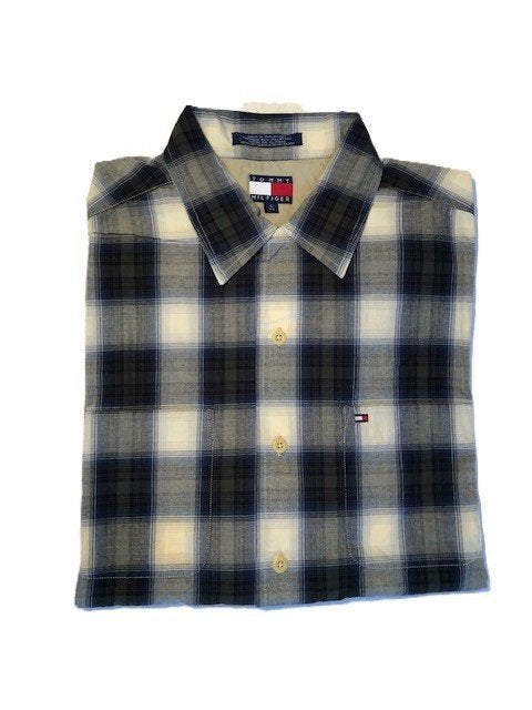 TOMMY HILFIGER shirt met lange mouwen maat L heren, Tommy Hilfiger, Ophalen of Verzenden, Zo goed als nieuw, Halswijdte 41/42 (L)
