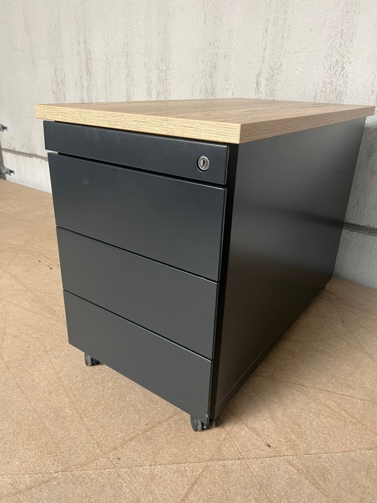 TDS verrijdbaar Ladeblok 4 laden 58 x 40 x 80cm HALIFAX BLAD