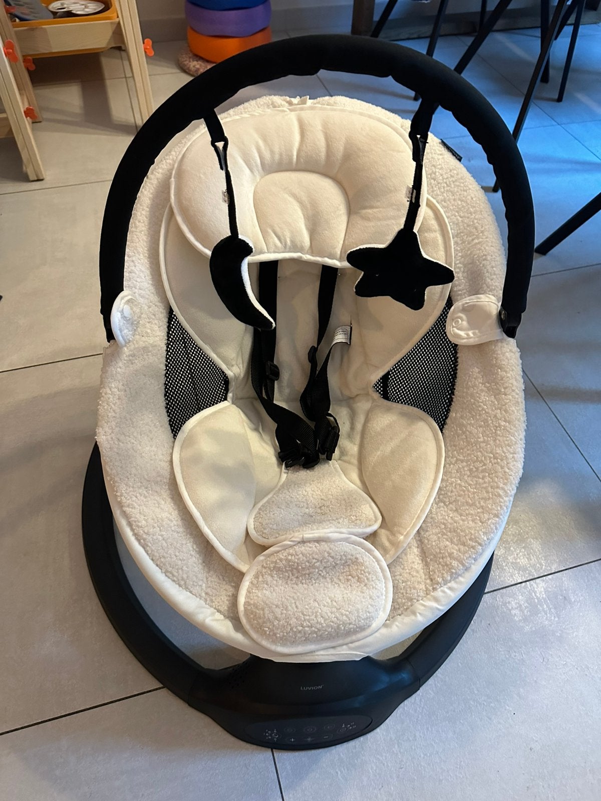 Luvion baby swing - elektrische babyschommel wipstoel, Kinderen en Baby's, Wipstoeltjes, Nieuw, Wipstoel, Overige merken, Ophalen
