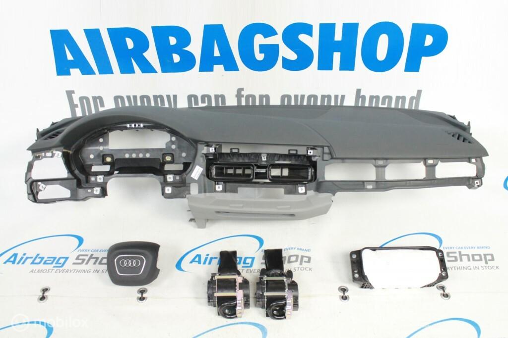 Airbag set - Dashboard 4 spaak licht grijs Audi A4 B9 8W