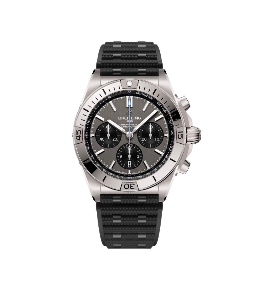 Breitling Chronomat B01 42mm Titanium Nieuw, Handtassen en Accessoires, Horloges | Heren, Nieuw, Polshorloge, Breitling, Overige materialen