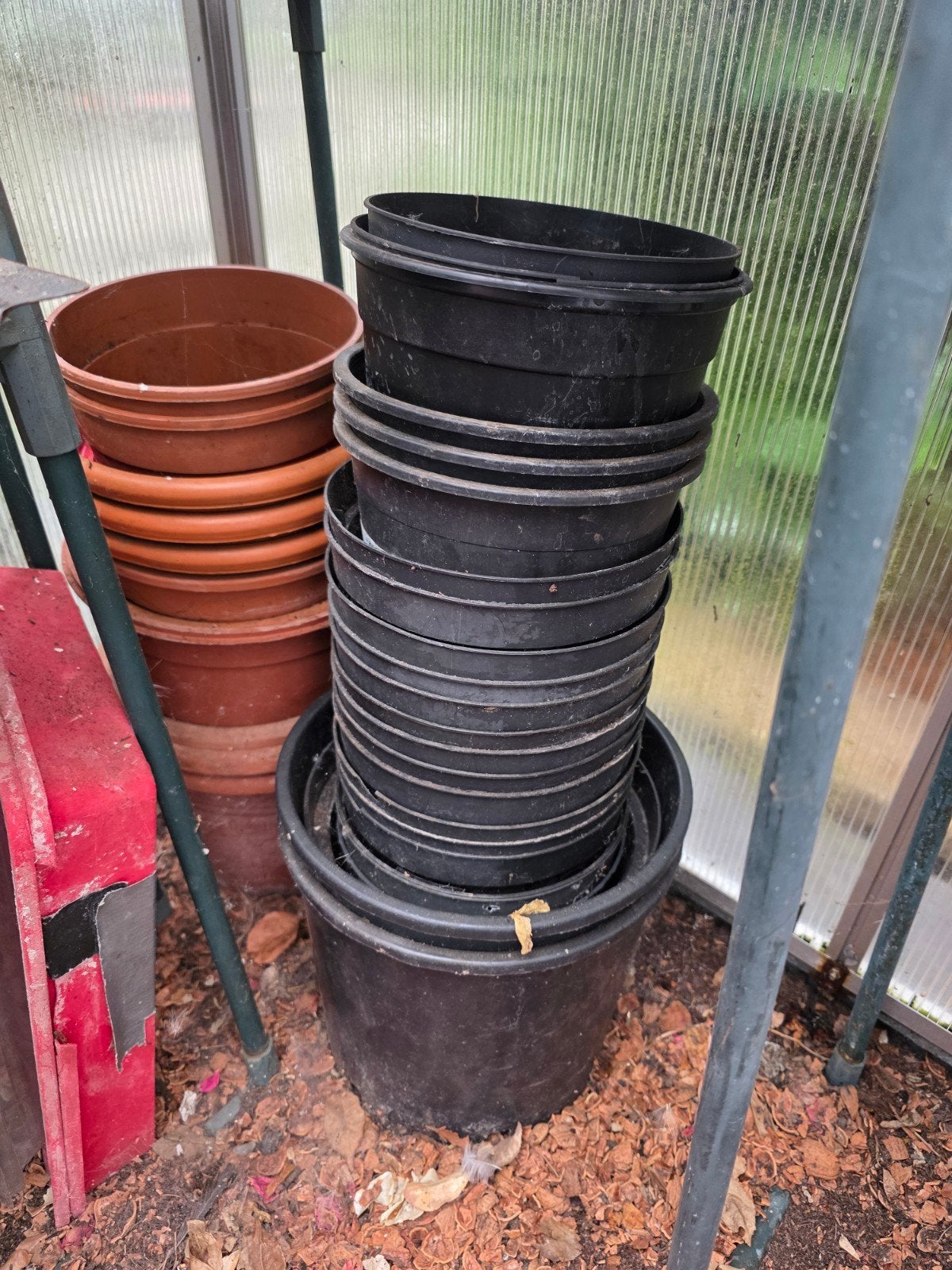 Bloempotten allerlei gratis, Ophalen