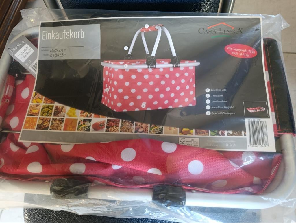 Nieuw, boodschappentas, Ophalen