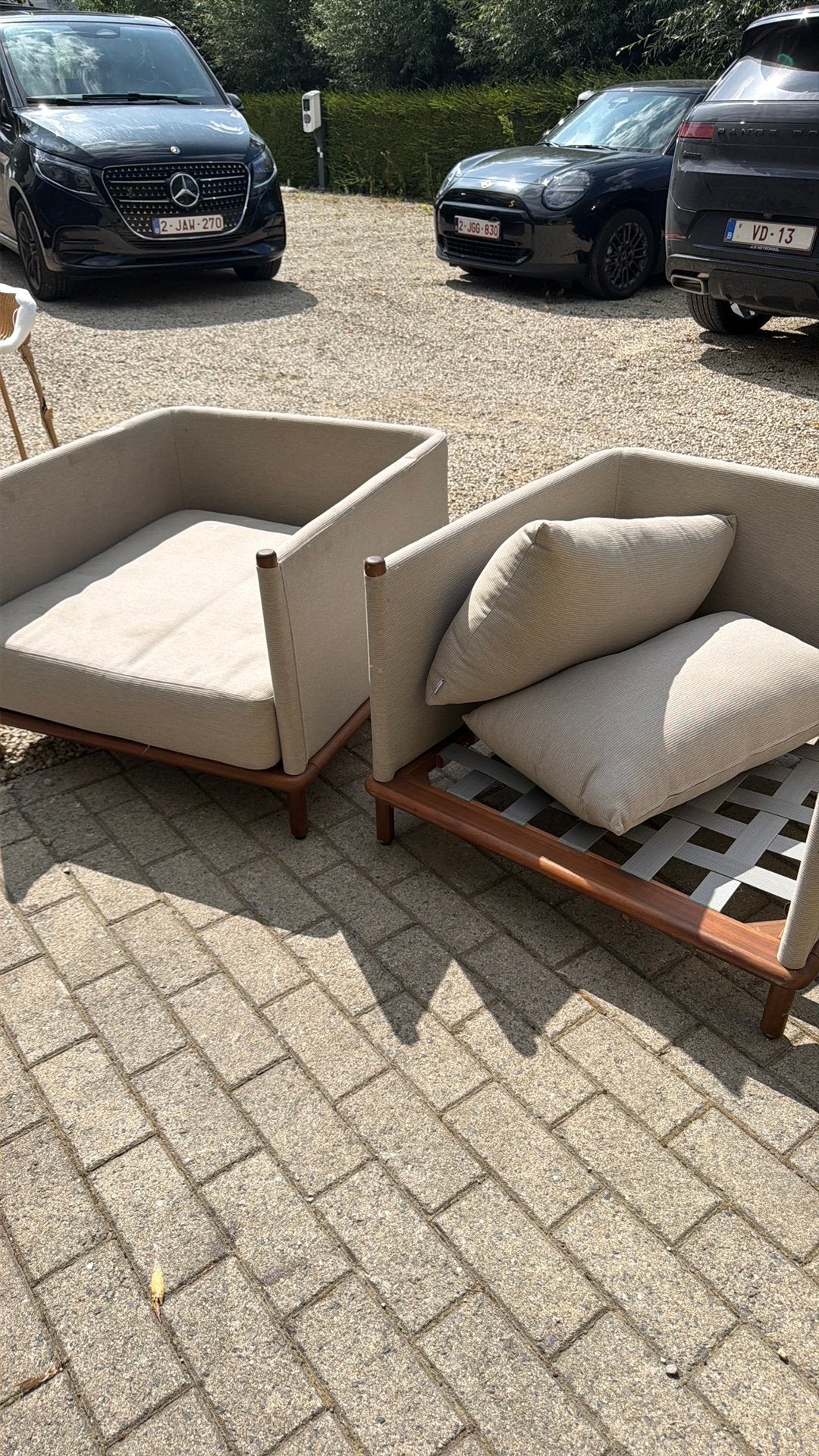 Buiten zetels GRATiS, Tuin en Terras, Ophalen, Gebruikt