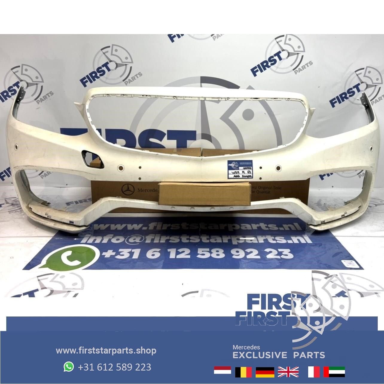 W212 E63 FACELIFT AMG Voorbumper Mercedes 2012-2016 bumper o, Utilisé, -, Avant, -