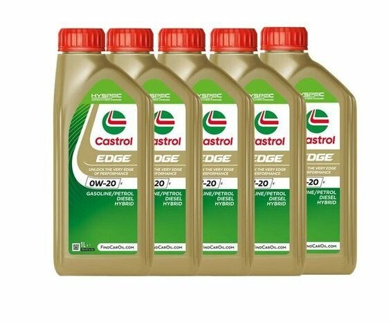 Castrol Edge Titanium 0W-20 V 5L Voordeelpak (5x1L), Verzenden