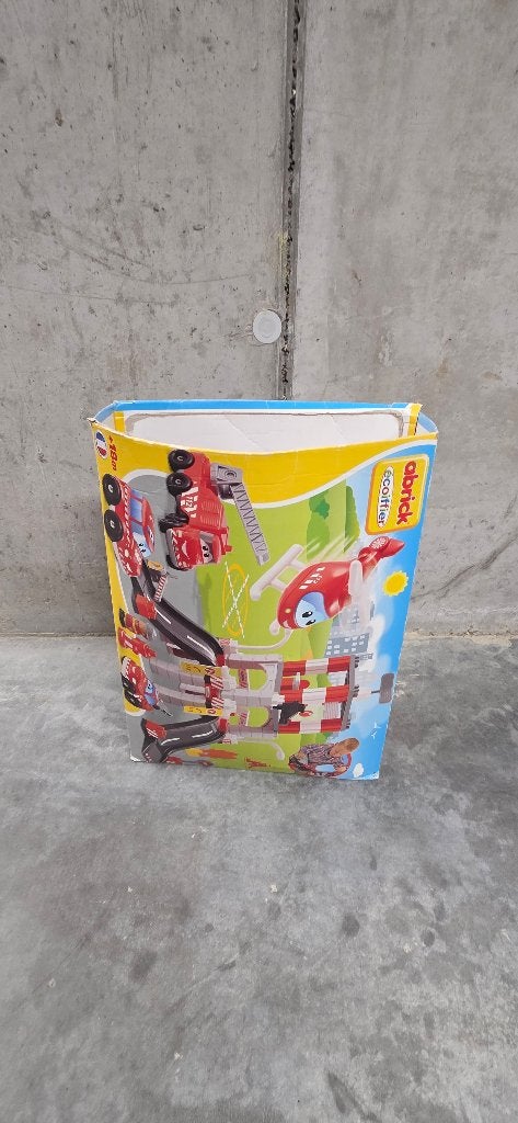 Écoiffier Abrick brandweerkazerne met doos, Ophalen, Gebruikt, Abrick