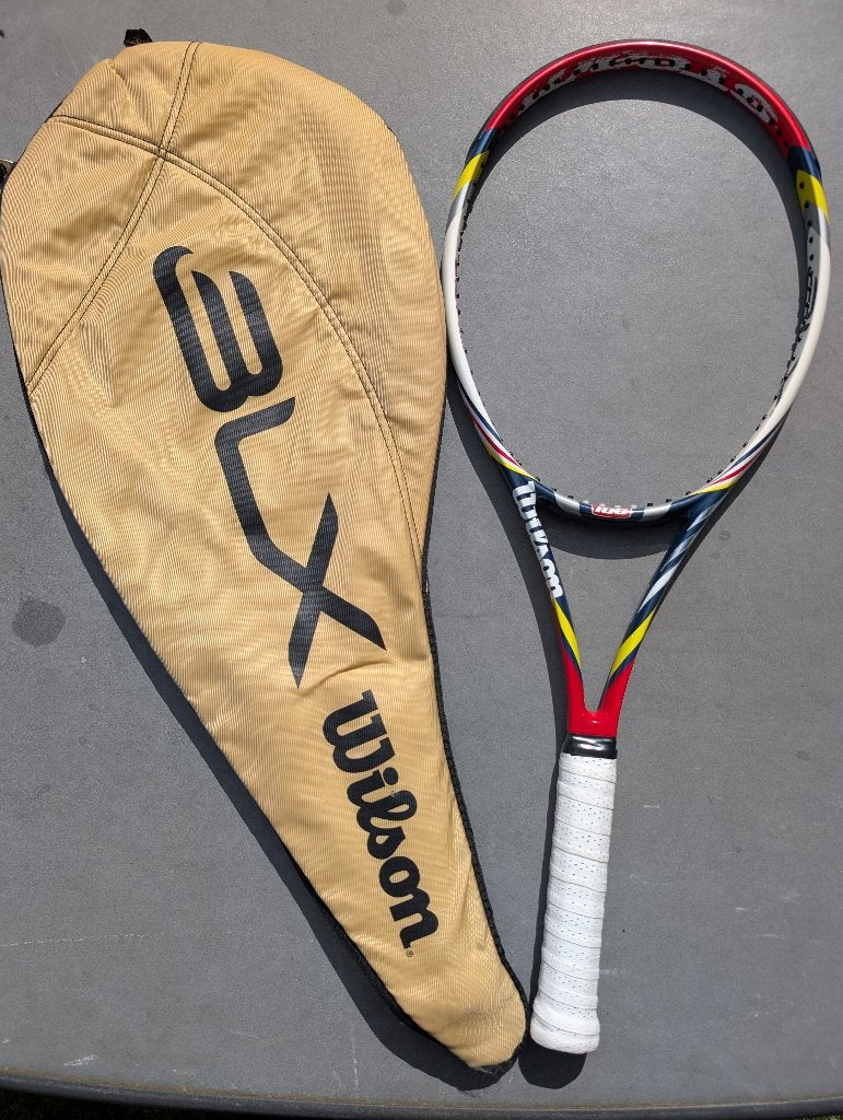 Wilson Steam 100 BLX 16 X 20 4 3/8 (Zie beschrijving), Sport en Fitness, Tennis, Ophalen of Verzenden, Zo goed als nieuw, Wilson