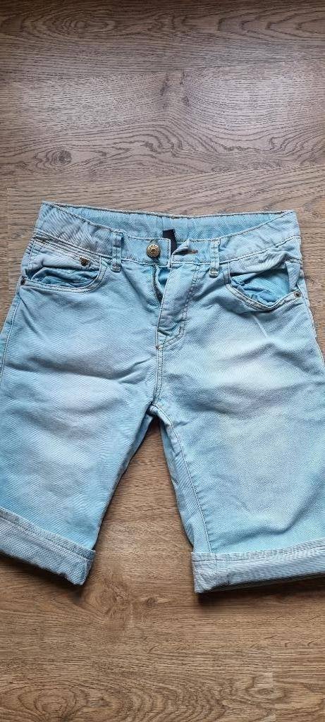lichtblauwe jeans short of bermuda ZARA maat 152 - 158, Kinderen en Baby's, Kinderkleding | Maat 158, Broek, Gebruikt, Ophalen of Verzenden