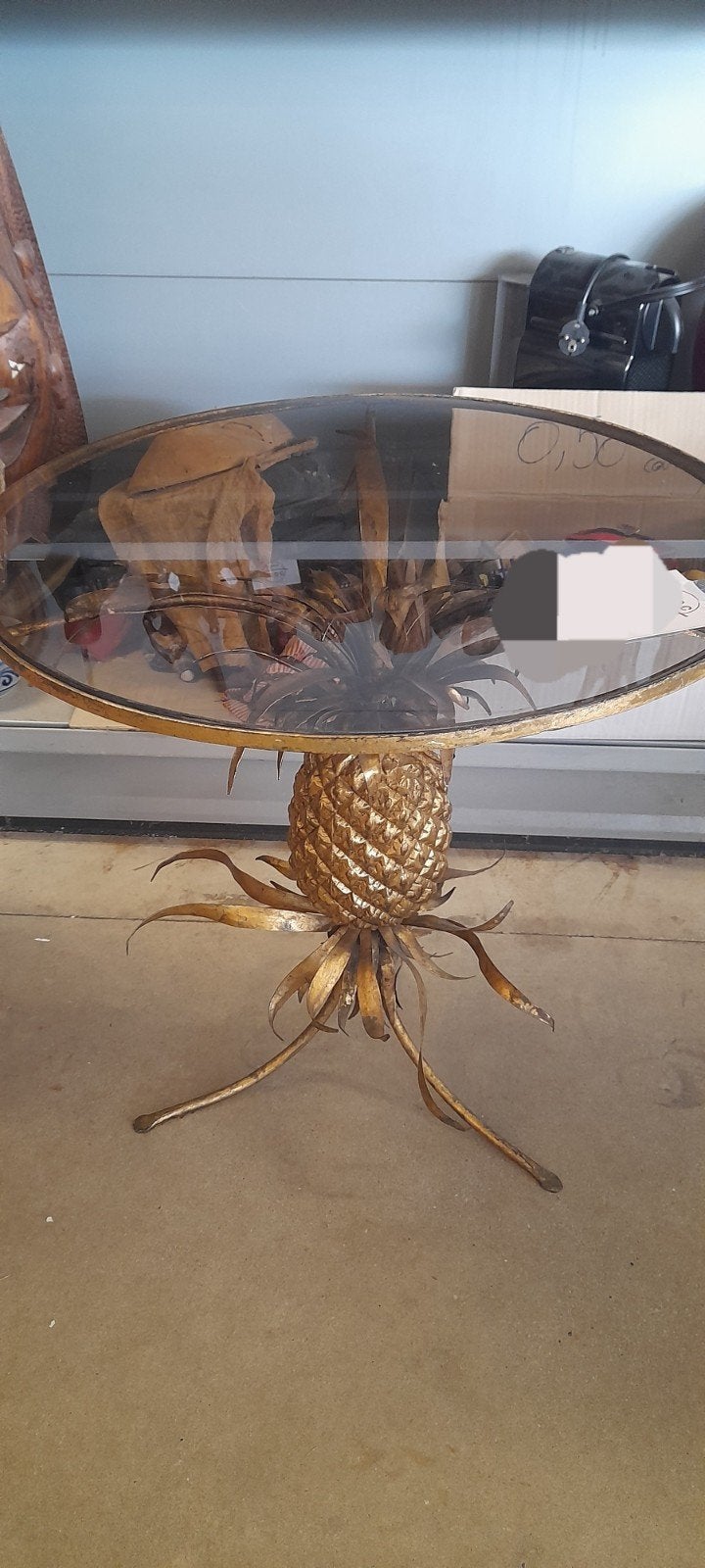 60/70' bijzettafel 'met ananas, Antiek en Kunst, Ophalen