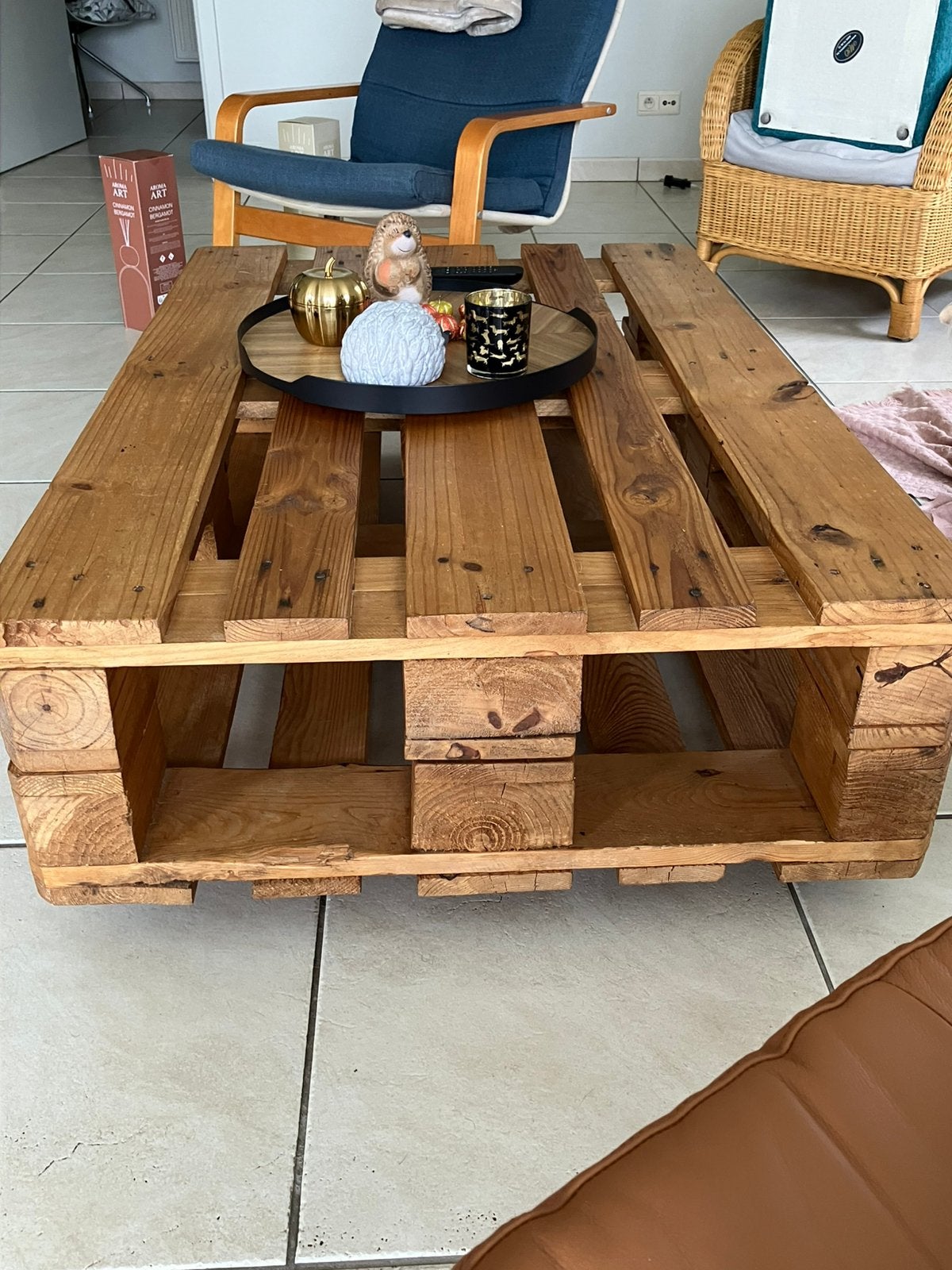 Table de salon en palettes, Ophalen, Gebruikt