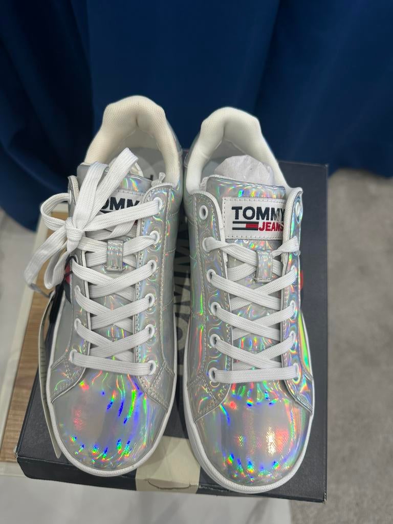 Sneakers Tommy Jeans (neuves) UE : 37, Neuf, Gris, Chaussures à haut talons, Enlèvement