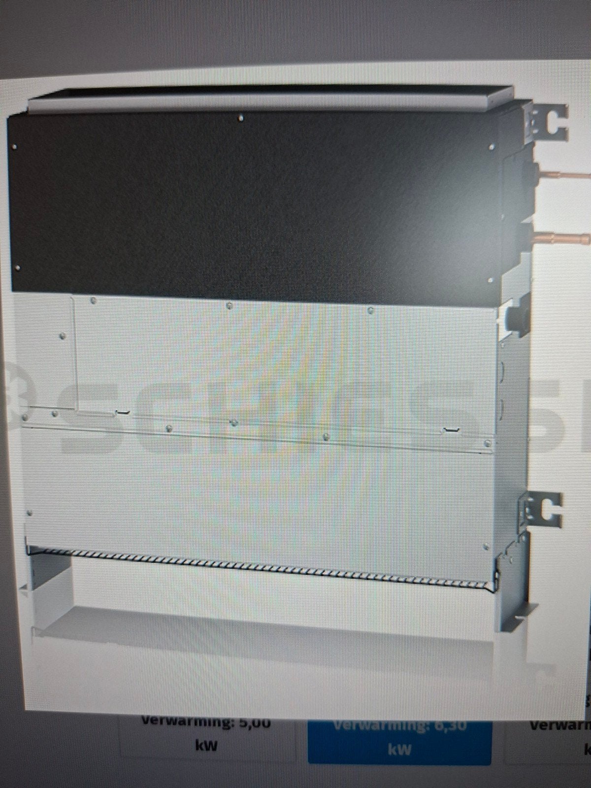 Mitsubishi airconditioner staanunit, Elektronische apparatuur, Airco's, Ophalen, Nieuw, Staande ventilator, 60 tot 100 m³