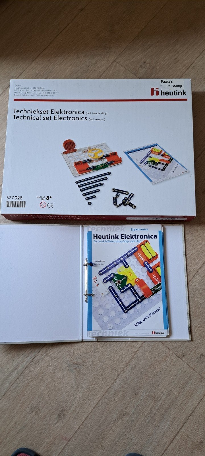 Heutink techniekset electronica met handleiding, Ophalen, Zo goed als nieuw
